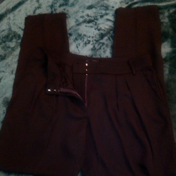 MANGO Suit Trouser Pants in Black, Sz 10 - Picture 5 of 15